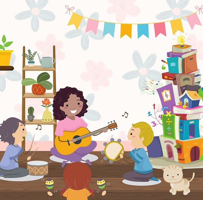 playing an instrument, day care center, kindergarten, preschool, children, to play, daycare, cartoon, to sing, make music, happy, kindergarten, kindergarten, preschool, daycare, daycare, daycare, daycare, daycare